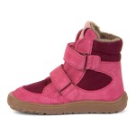 Dievčenská zimná barefoot obuv TEX WINTER Fuxia, Froddo, G3160233-5, fuxia - 40