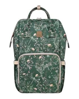 KikkaBoo Prebaľovací batoh Siena Luxe Secret Garden Deep Green (31108020120KB)