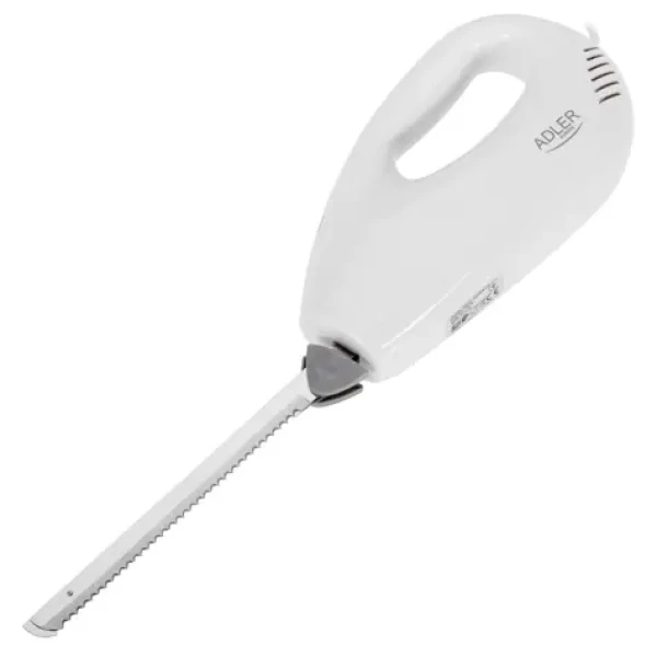 Adler AD 4512 biela / Elektrický nôž / 200 W / 2 nerezové čepele 17 cm / odnímateľné čepele (AD 4512)