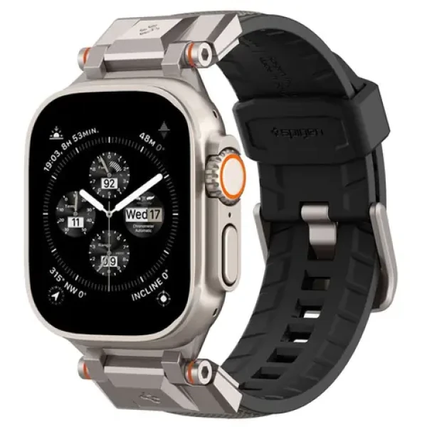 Spigen DuraPro Armor remienok pre Apple Watch Series 44/45/46/49 mm sivá (AMP09104)