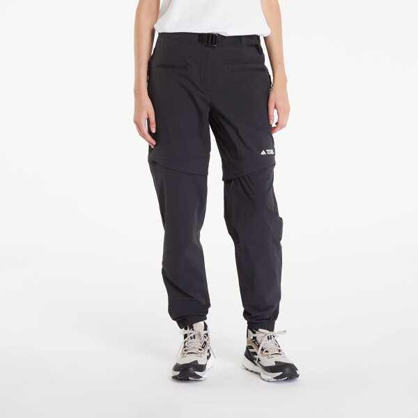 Kalhoty adidas W Terrex Utilitas Hiking Zip-Off Pants Black S/34