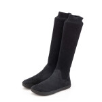 Shapen Knitty Black Leather barefoot čižmy 39 EUR