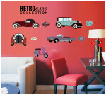 Veselá Stena Samolepka Retro autá Veterán