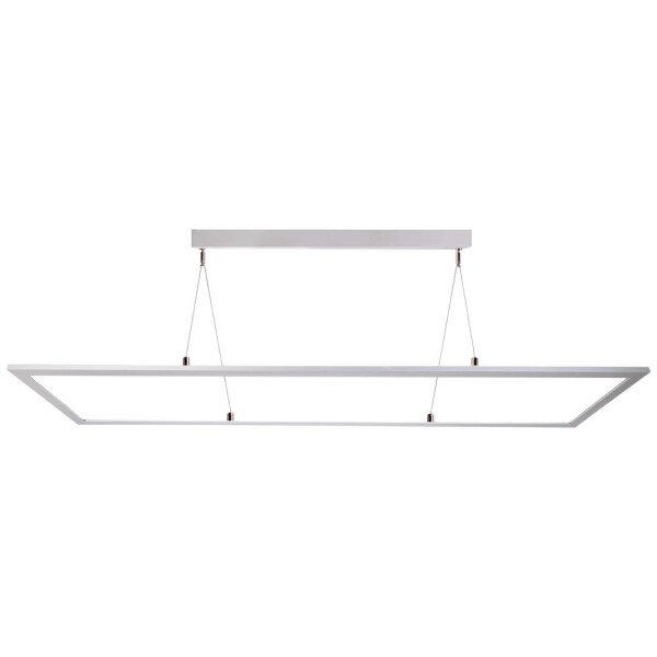 Deko Light 342220 LED Panel transparent, eckig, 50 W, 3000/4000 K, Silber závesné svietidlo En.trieda 2021: E (A - G) LED pevne zabudované LED osvetlenie 53 W; 342220