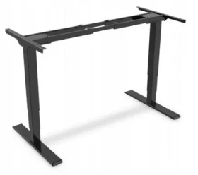 Digitus Elektrický rám stola DualMotor čierny / Výškovo nastaviteľný stôl / 2 motory / 62-127 cm / 100 kg (DA-90434)