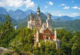 Castorland 53544 Výhľad na zámok Neuschwanstein