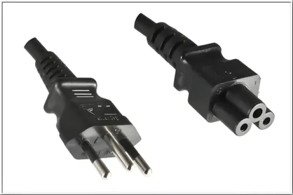 MicroConnect Power Cord Brazílsky typ N - C5 1.8m čierna / Brazílska koncovka (PE010818BRAZIL)