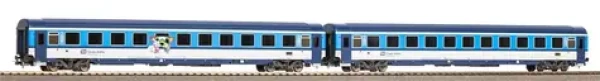 Piko 58270 Sada 2 osobných vozidiel Eurofima 2. triedy CD V