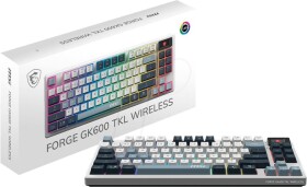 MSI MSI FORGE GK600 TKL W SKY Gaming Keyboard Wireless