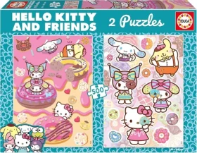 Educa Puzzle Hello Kitty s priateľmi: Donuty