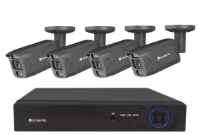Securia Pro NVR4CHV8S-B čierna / Kamerový systém / 4 kamery / 8 Mpx / IP / Sony (NVR4CHV8S-B)