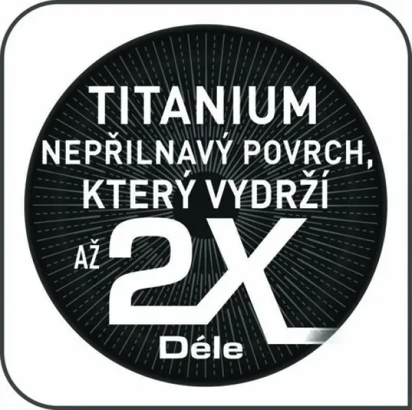 TEFAL Resist Intense D52210 červená / Palacinková panvica / 25 cm / TITANIUM PRO / THERMO-SPOT (D52210)