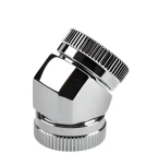 PHANTEKS Hard-Tube adaptér 45 ° chróm / Uhlový adaptér / 12 mm / HardTube (PH-A45_CR_12)