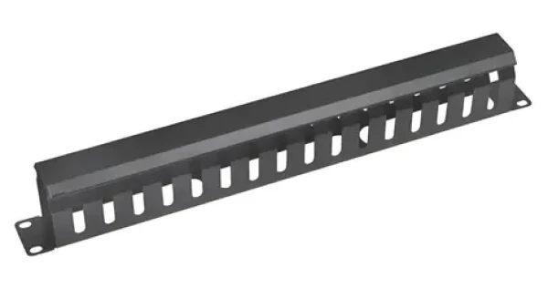 Xtendlan Vyväzovací panel 1U celokovový / Vyväzovací panel / Kryt 4x7 cm (CMP1USTEEL-B)