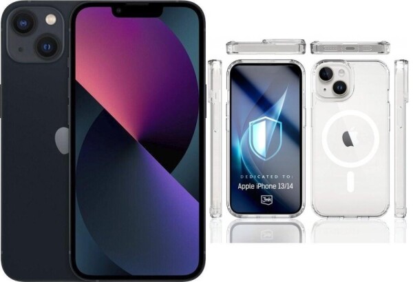 Apple iPhone 13 5G 4/128GB Czarny (MLPF3) (MLNW3) + Etui Armor MagCase