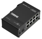 Teltonika TSW040 / Priemyselný switch / 8x LAN 10/100 / PoE 240W / IP30