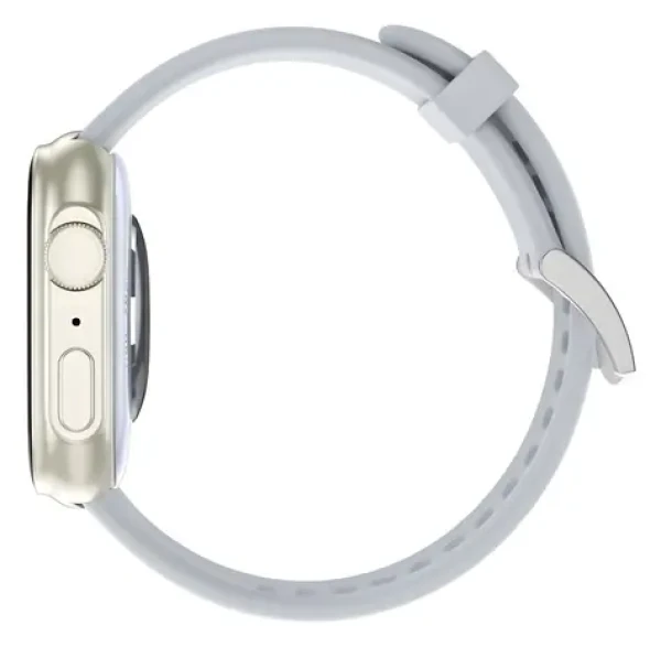 CARNEO Zephyr Ultra mini HR+ strieborná, modro-sivý remienok / Chytré hodinky / 1,75 "/ IP68 / SUPER AMOLED / BT (8588009299516)