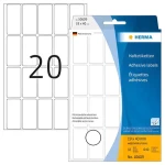 Herma Univerzálne etikety 19x40 mm / biele, snímateľné / 32 listov / 480 ks (10609)