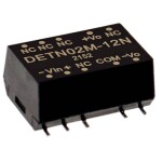 MEAN WELL DETN02N-15N DC / DC menič napätia, SMD 66 mA 2 W Počet výstupov: 2 x; DETN02N-15N