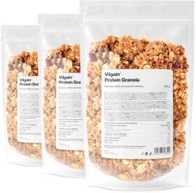 Vilgain Protein Granola – 3× Pistácie, biela čokoláda a brusnice 350 g