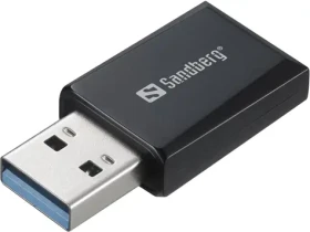 Sandberg Mini Wifi Dongle čierna / Dual Band / 400 Mbps 2.4 GHz / 867 Mbps 5 GHz / USB 3.0 (134-41)