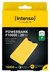 INTENSO F10000 žltá / Powerbanka / 10000 mAh / USB-C PD / USB-A QC3.0 / 20W (7332039)