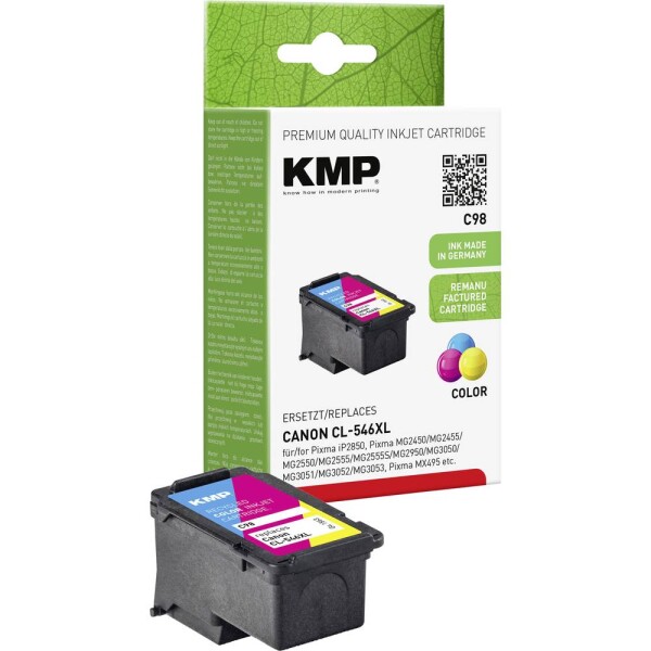 KMP Patrone Canon PG540XL comp. color C98 - 1563,4030