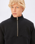 Armedangels Waarlo Fleece Troyer 105 black L
