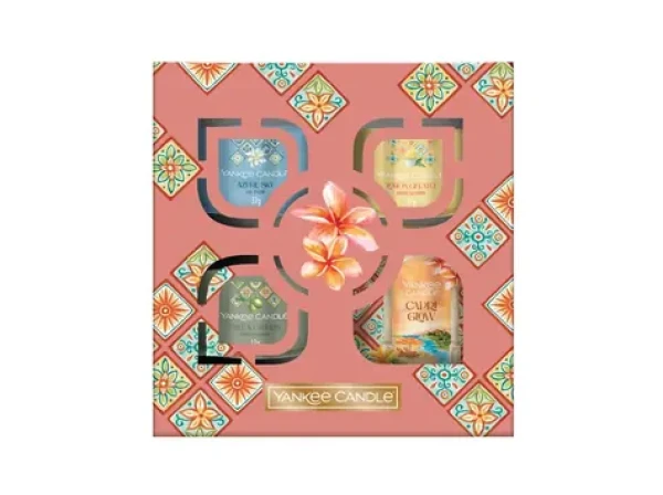 Yankee Candle Darčeková sada Tumbler malý + 3 votívne sviečky SS 2025 / Vonné sviečky