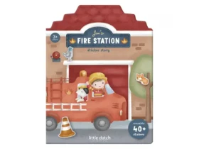 Little Dutch Knižka so samolepkami Hasičská stanica Jim