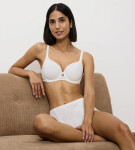 Triumph Wild Rose Sensation - Tvarovacia podprsenka s rozperným košíčkom Triumph SILK WHITE 75F