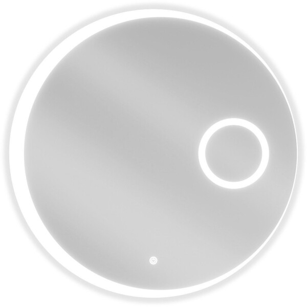 MEXEN - Ella zrkadlo s osvetlením s kozmetickým zrkadlom, 70, LED 600 9811-070-070-611-00