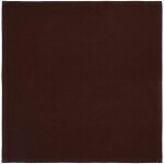 Ib Laursen Bavlnená servítka Elin Plain Brown 40 × 40 cm