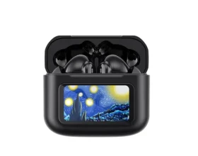 Havit TW956 čierna / Bezdrôtové slúchadlá do uší / mikrofón / Bluetooth 5.4 / nabíjacie púzdro / až 7 h (TW956black)