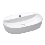 Umývadlo na dosku SAT Infinitio 60x40 cm otvor pre batériu uprostred SATINF6040 SATINF6040