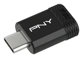 PNY Elite-X Fit čierna / Flash disk / 128GB / USB-C / USB 3.2 Gen 1 / čítanie: 200 MB/s / zápis: 100 MB/s (P-FDI128EXFITC-GE)