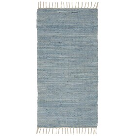 IB LAURSEN Bavlnený koberec Floor Runner Blue 60 × 120 cm