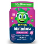 WALMARK Marťankovia gummy s bazou čiernou 50 + 20 ZADARMO