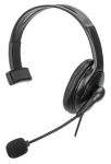 Manhattan Mono čierna / Headset / Monofónne / USB / Mikrofón / 2m kábel (180849)