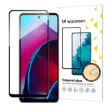 Wozinsky Full Glue pre Motorola Moto G Stylus 2022 čierny rámček / Ochranné sklo / celoplošné lepenie cez displej