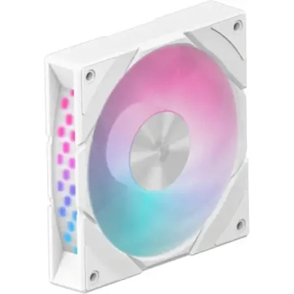 DEEPCOOL CG580 biela reverzná / Ventilátor pre skriňu / 120 mm / PWM / RGB (R-EDF120-WHAPR86-G-1)