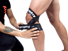 Spophy Flossband Black, flossband čierny, 5 cm x 2 m