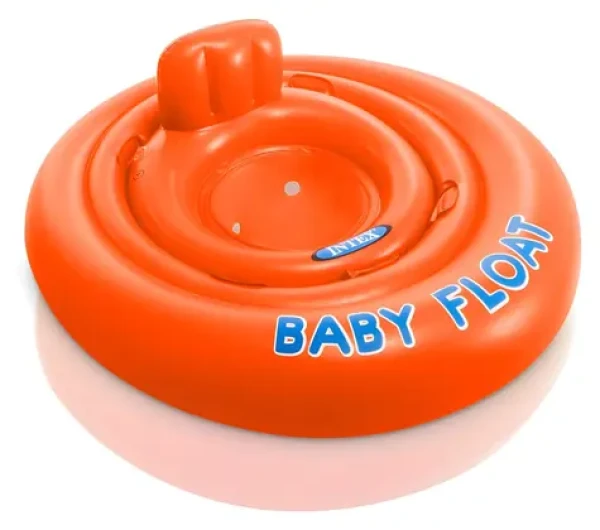 Wiky Nafukovací kruh Baby so sedadlom / Nafukovací kruh / 76 cm / opierka chrbta (409702)