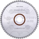 Metabo LAMINATE CUT PROFESSIONAL 628442000 pílový kotúč 216 x 30 x 1.8 mm Počet zubov (na palec): 60 1 ks; 628442000