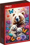 ALIPSON Puzzle Materská láska: Medvede