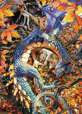 COBBLE HILL Puzzle Abby a jej drak /1000 dielikov/ od 14 rokov
