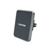 CANYON C-15 MegaFix čierna / držiak do ventilácie auta / magnetický / 15W Qi nabíjanie (CNE-CCA15B)