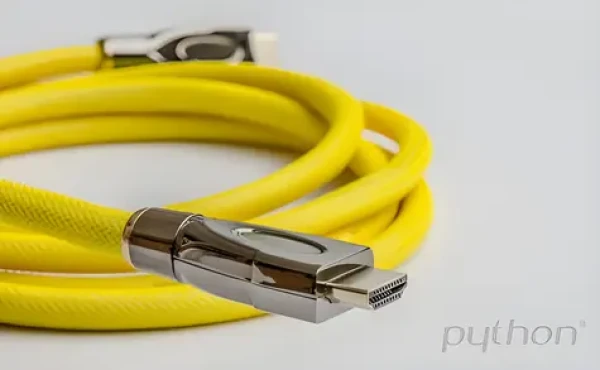 Python HDMI 2.0 kábel žltá / HDMI kábel / Aktívny / 30 m / 4K 4096×2160/30Hz / nylonový oplet (GC-M0035)