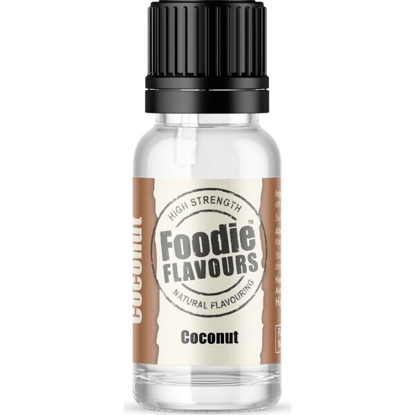 Prírodná koncentrovaná aróma 15 ml kokos - Foodie Flavours - Foodie Flavours