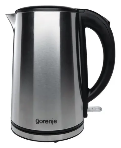 Gorenje K15DWS čierna / Varná kanvica / 2200 W / 1.5 l / nerezová oceľ (K15DWS)